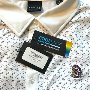 ⛳️ DUNNING | SHINNECOCK HILLS GOLF CLUB POLO SHIRT | RARE! | MED | NWT $95